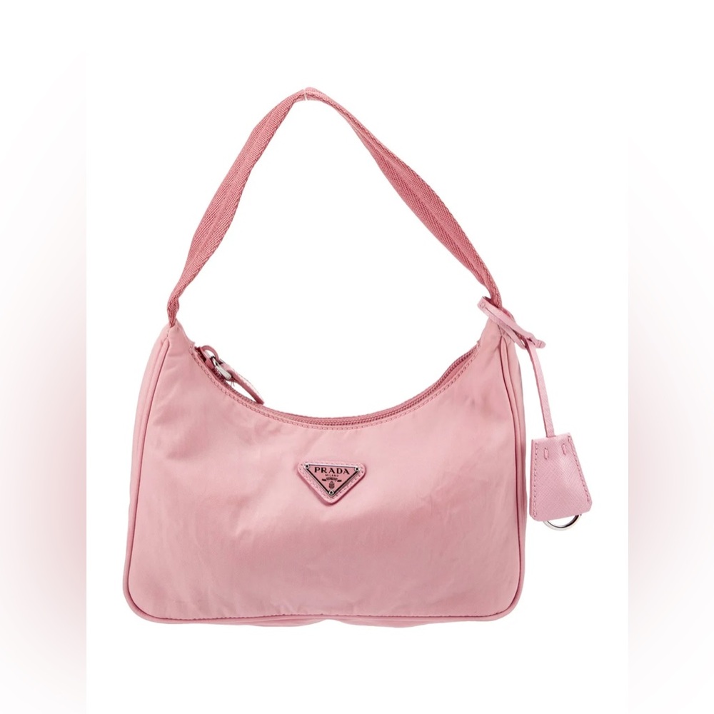 PRADA Tessuto Nylon Saffiano Re-Edition 2000 Bag Rosa